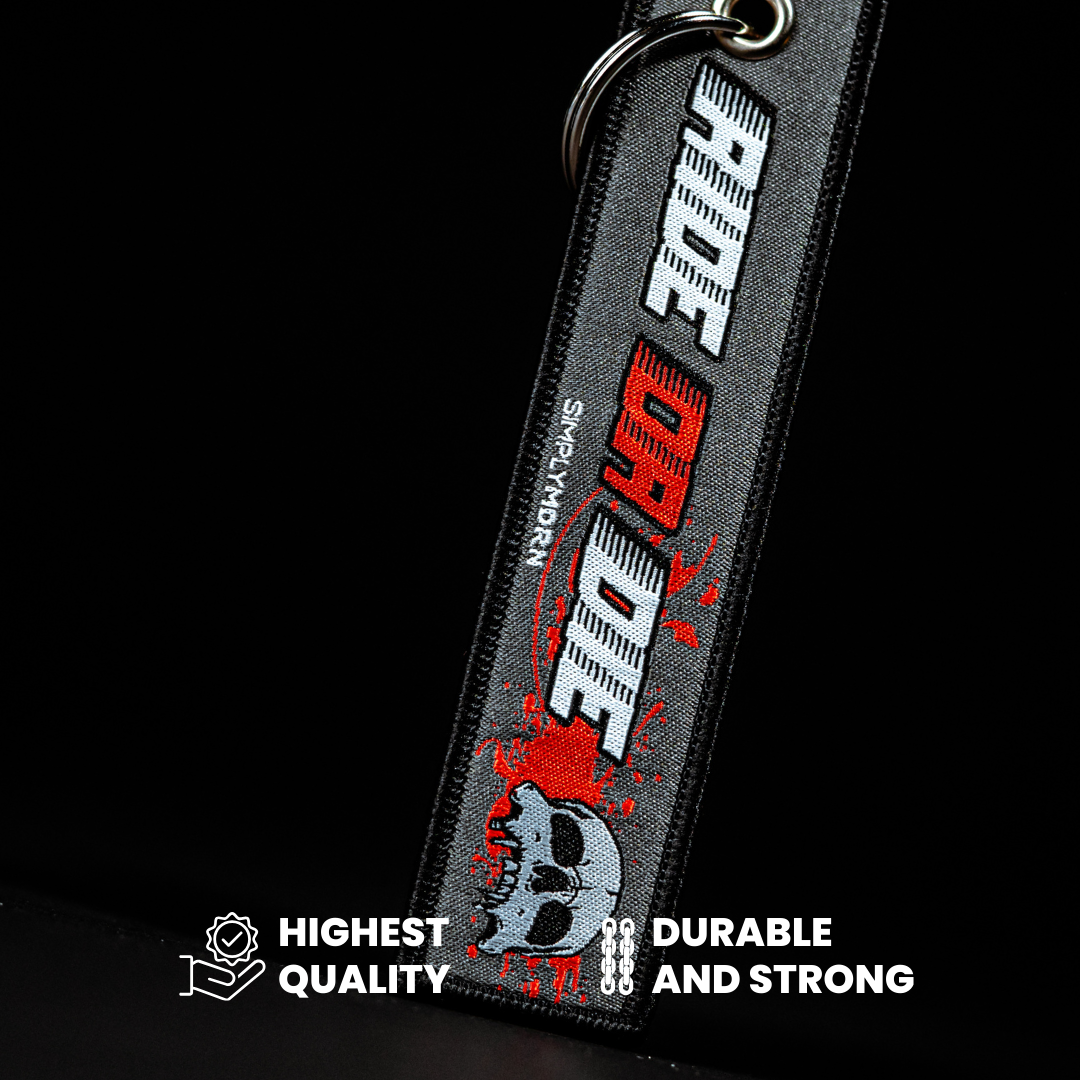 RIDE OR DIE Personalized Keychain