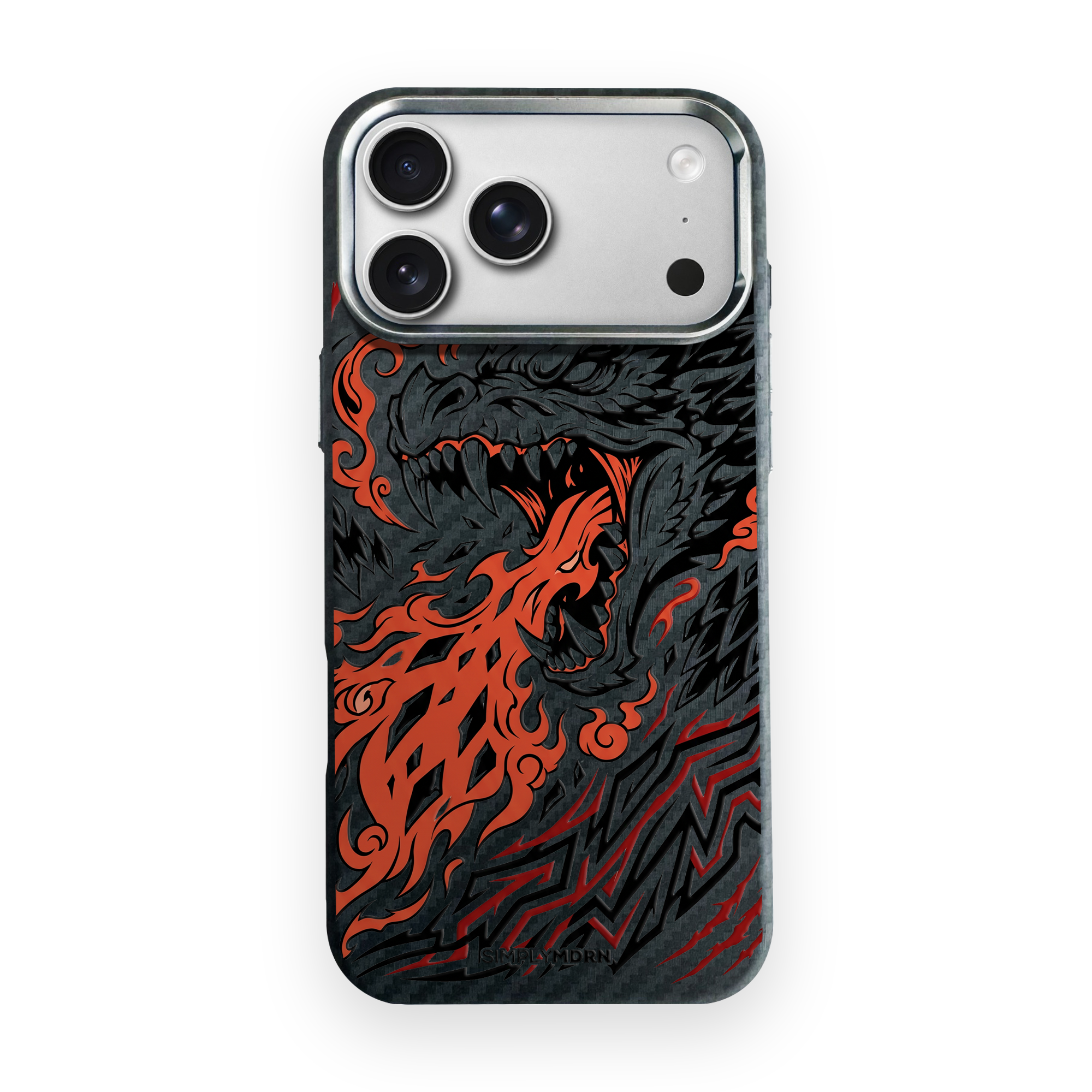 DRAGON JAW Carbon Series (S1) phone case on white background
