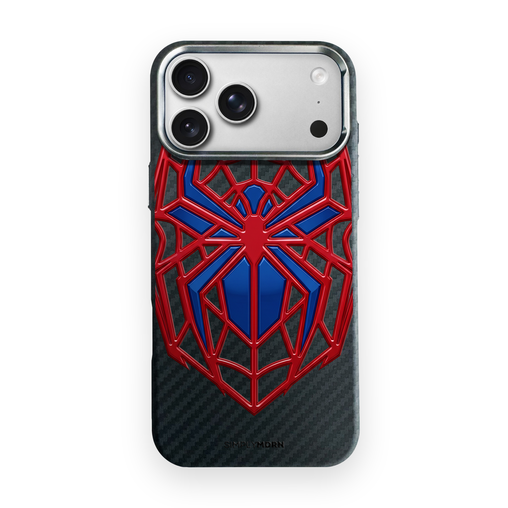 ARACHNID WEB TEXTURE Carbon Series (S1) phone case on white background