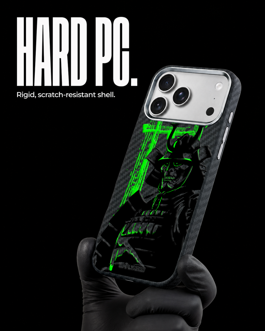SHOGHOST Carbon S1 iPhone 17 Pro case - product view 3