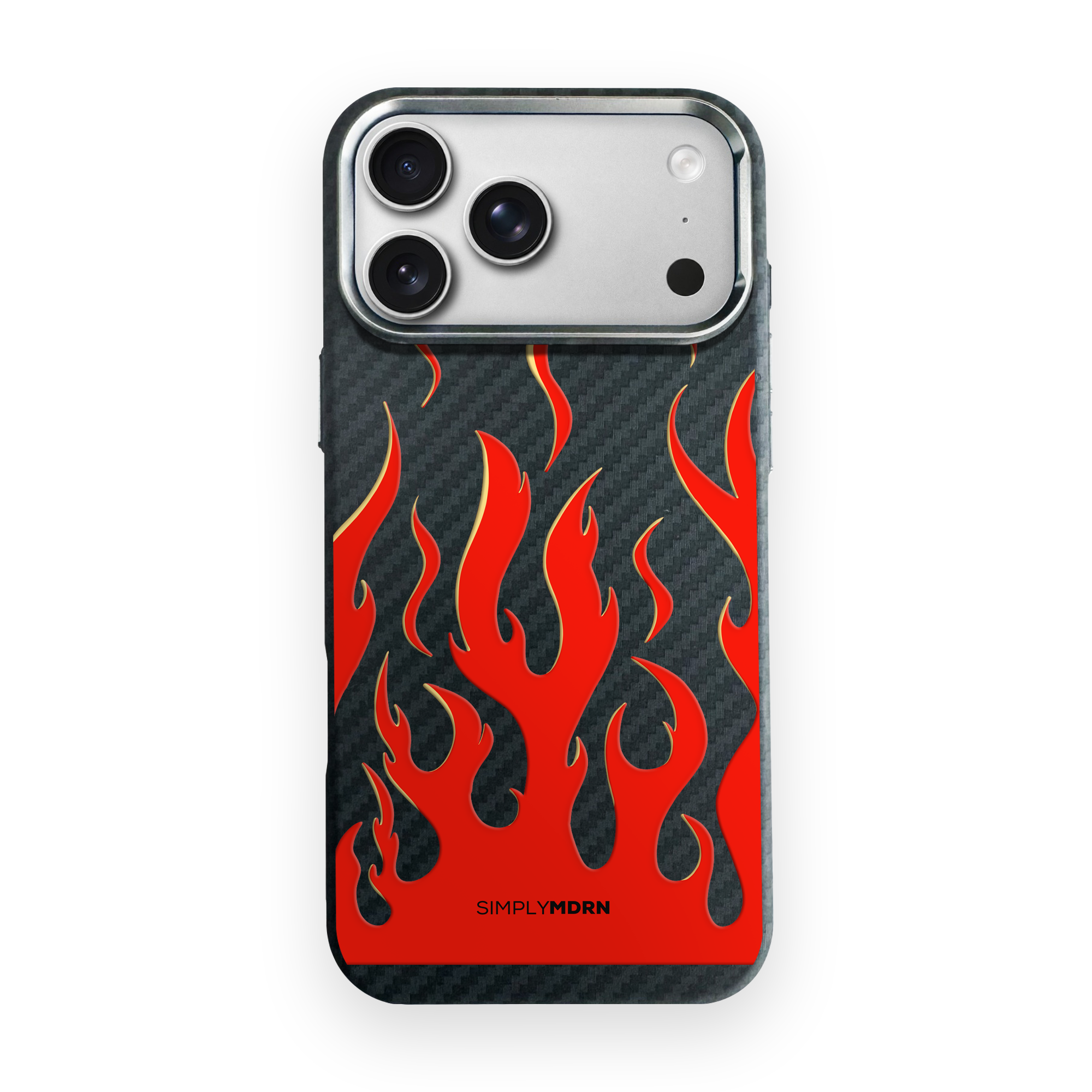 FLAMEZ Carbon Series (S1) phone case on white background