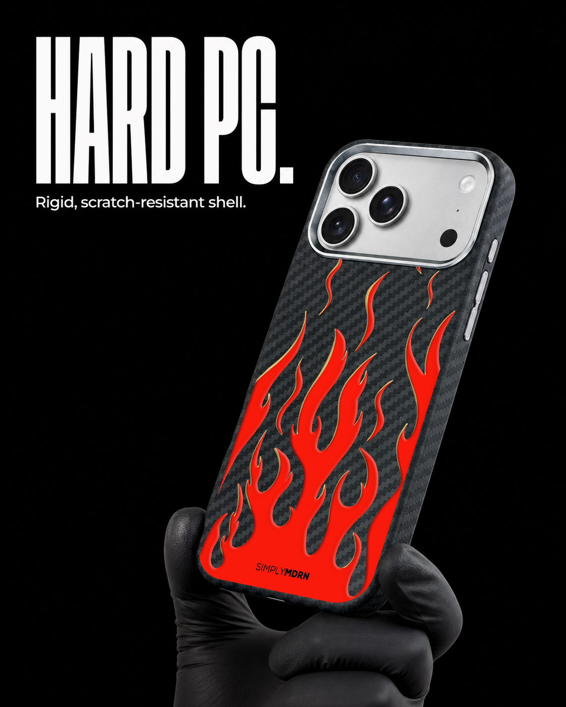 FLAMEZ Carbon S1 iPhone 17 Pro case - product view 3