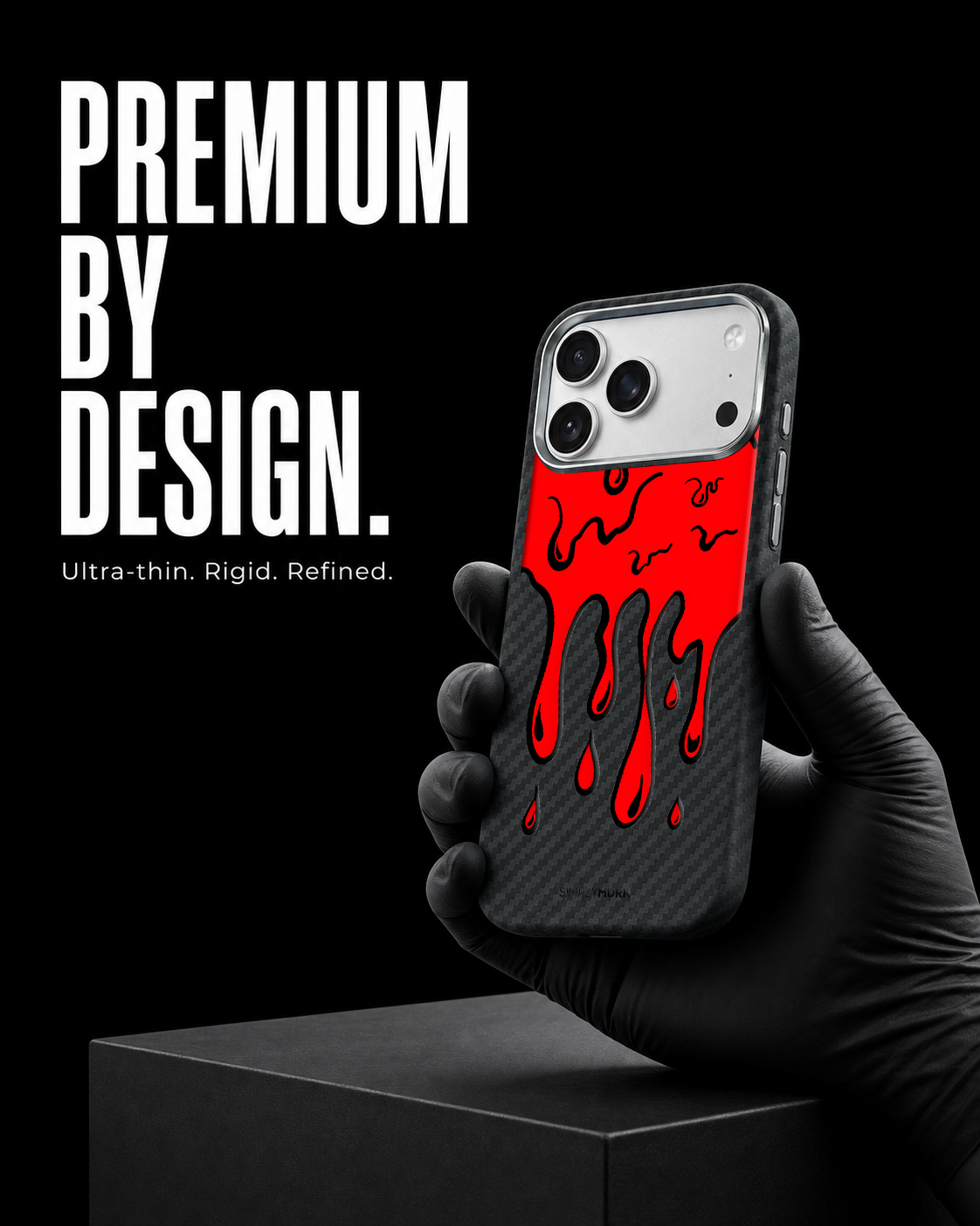 DRIPPY Carbon S1 iPhone 17 Pro case - product view 7