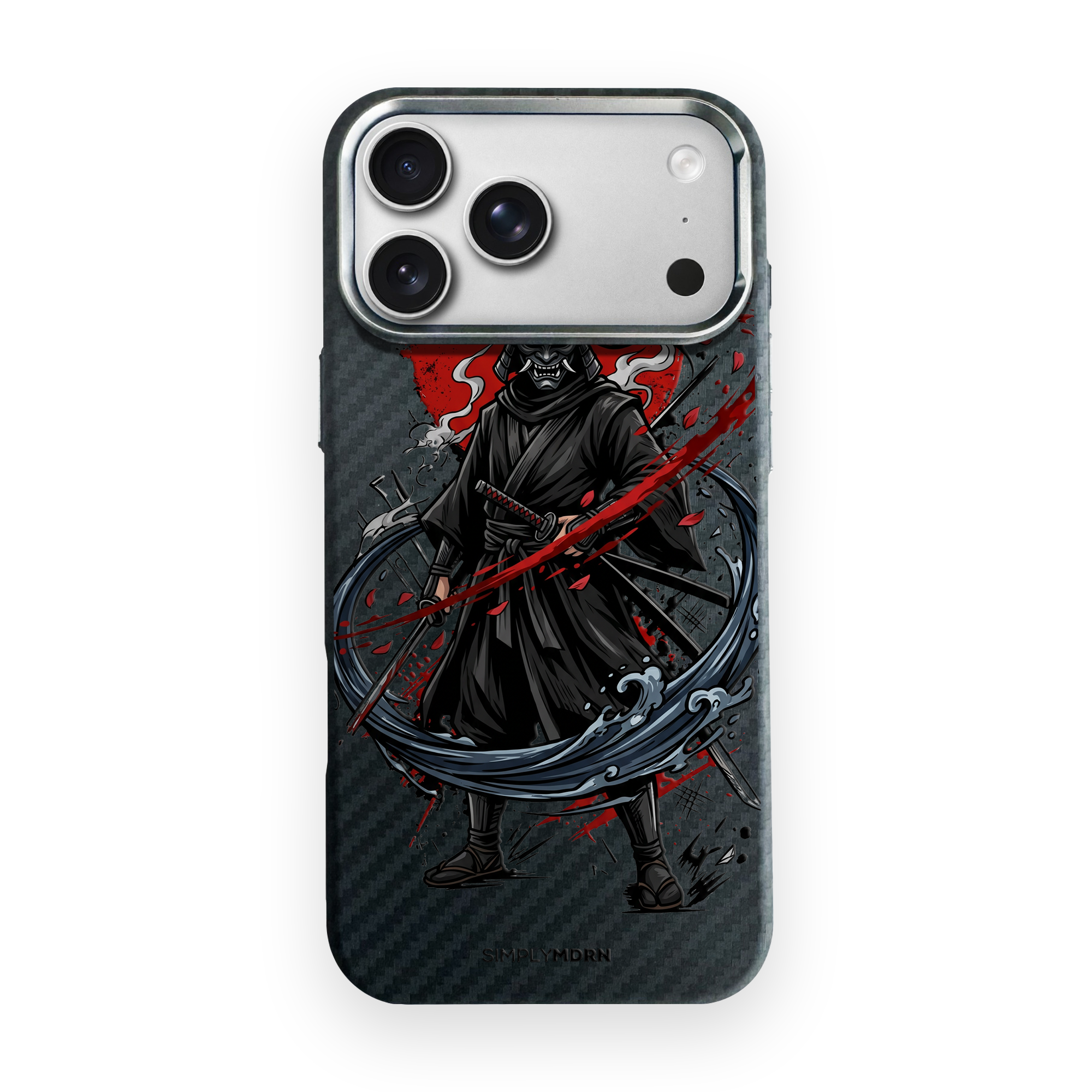 MOON RONIN Carbon Series (S1) phone case on white background