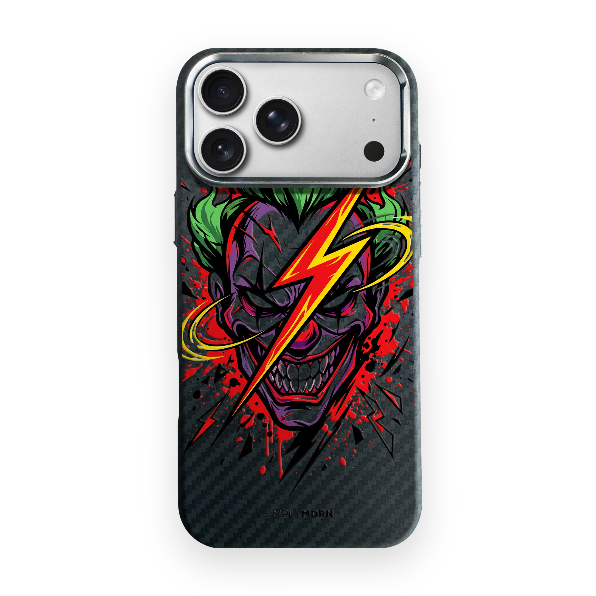 VOLT SPACE CLOWN Carbon Series (S1) phone case on white background