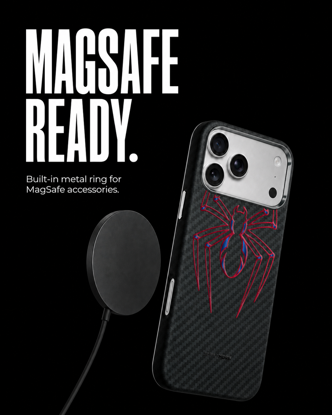 ARACHNID REDLINE SHADOW Carbon Series (S1) phone case feature image 5
