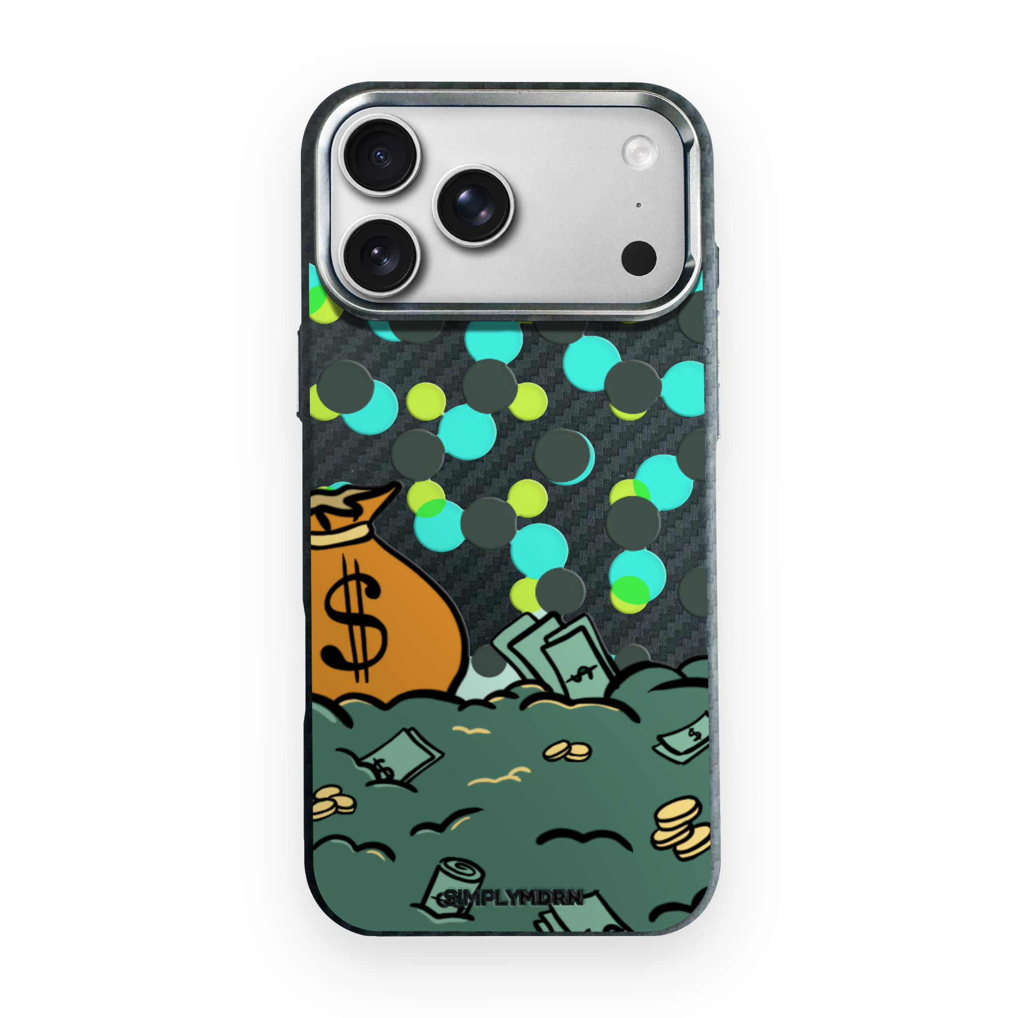 BALLIN Carbon Series (S1) phone case on white background