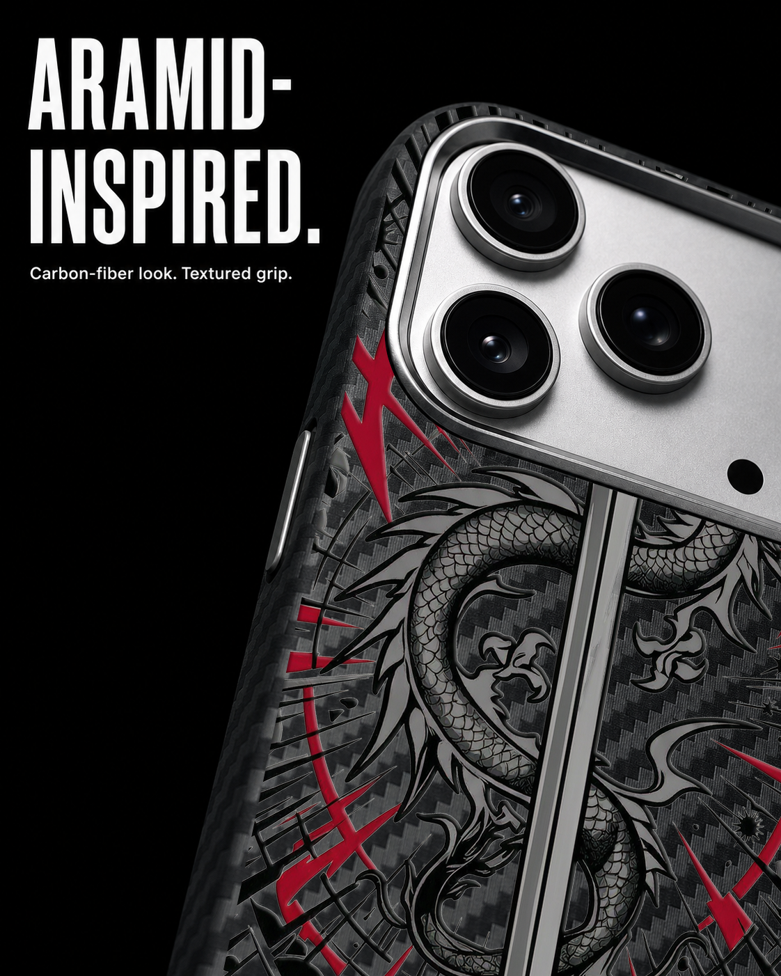 DRAGON BLADE Carbon Series (S1) phone case feature image 4