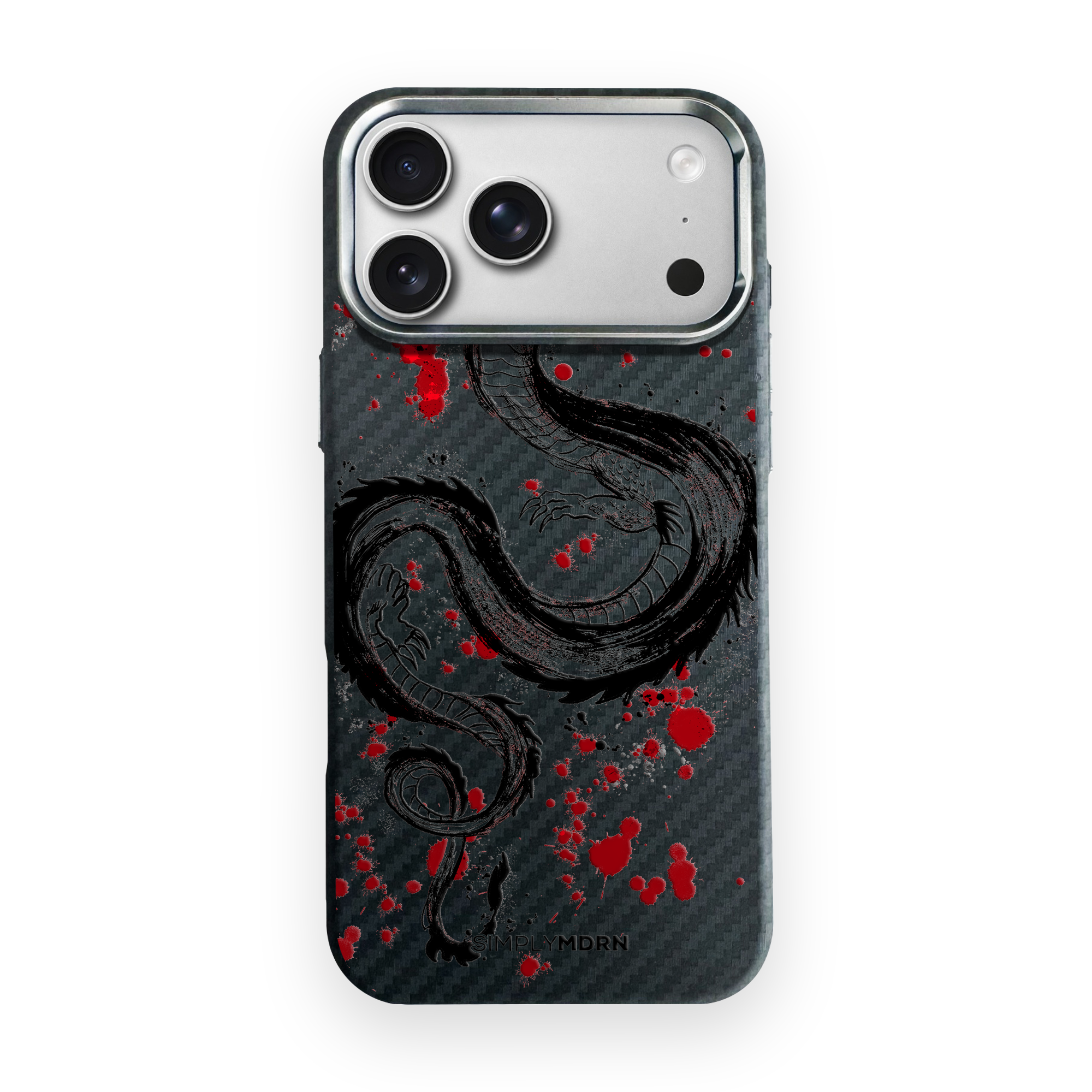 DRAGON X3 Carbon Series (S1) phone case on white background