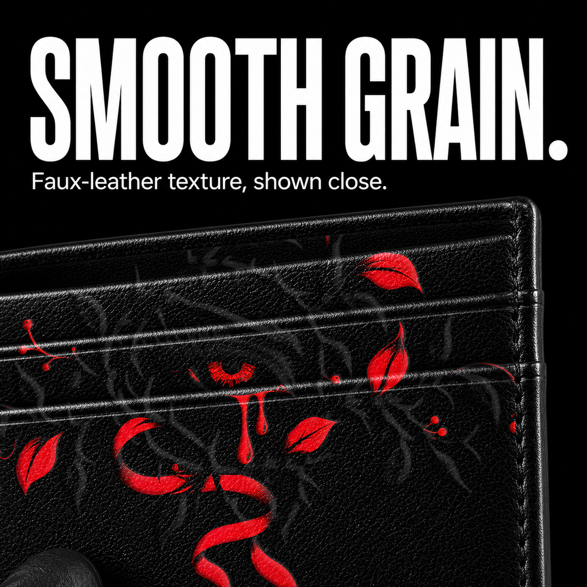 THORNWATCH Card Wallet - surface detail