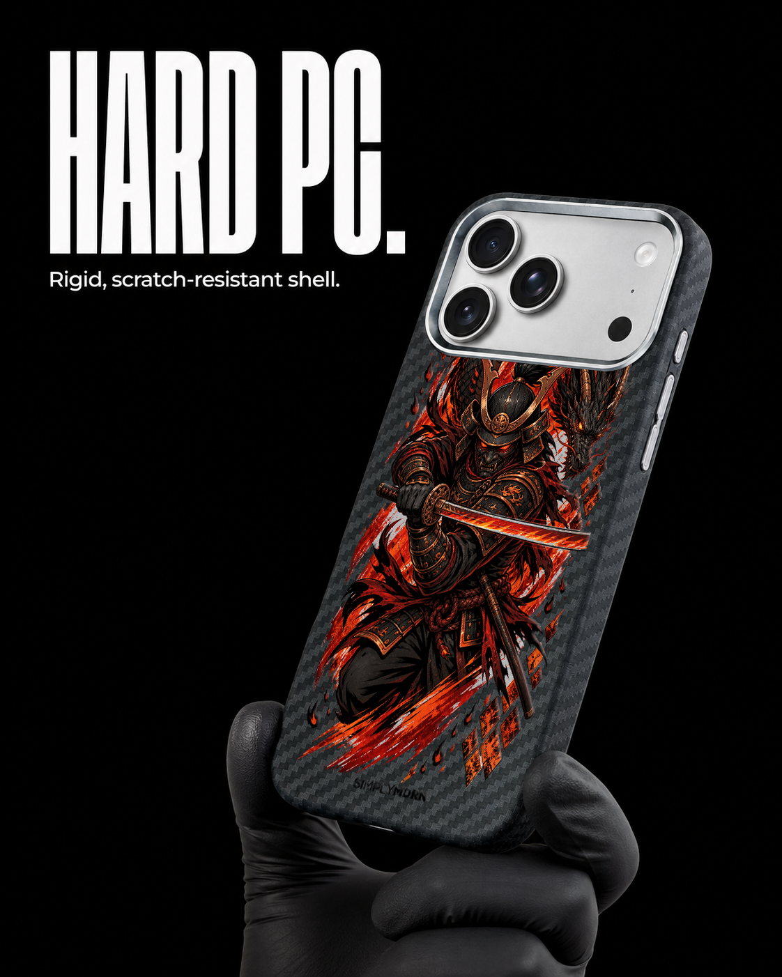 EMBER STRIKE Carbon S1 iPhone 17 Pro case - product view 3