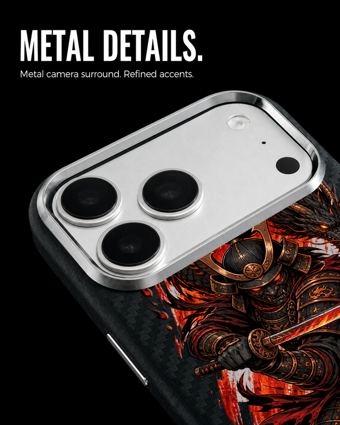 EMBER STRIKE Carbon S1 iPhone 17 Pro case - product view 6