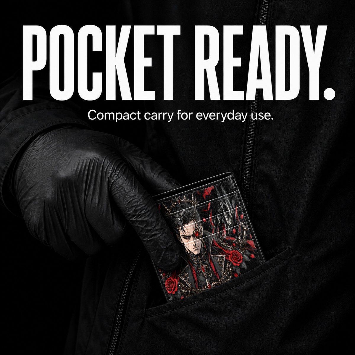 BLOOD CIRCUIT Card Wallet - pocket carry
