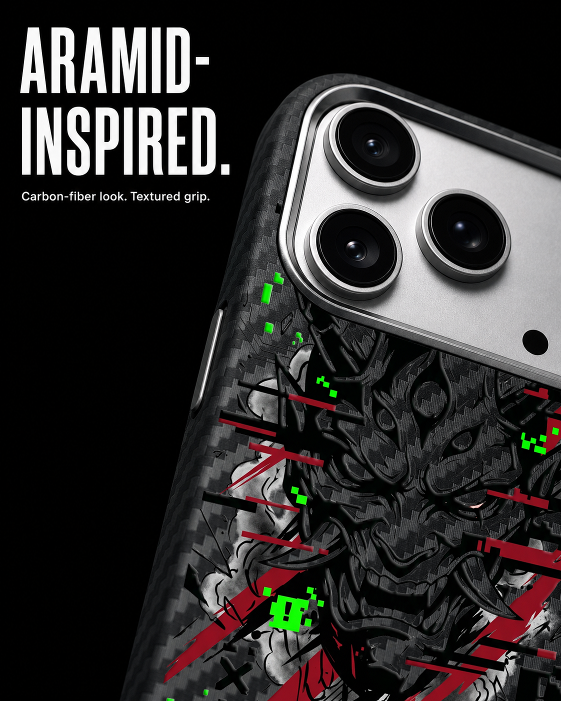 GLITCH FIEND Carbon Series (S1) phone case feature image 4