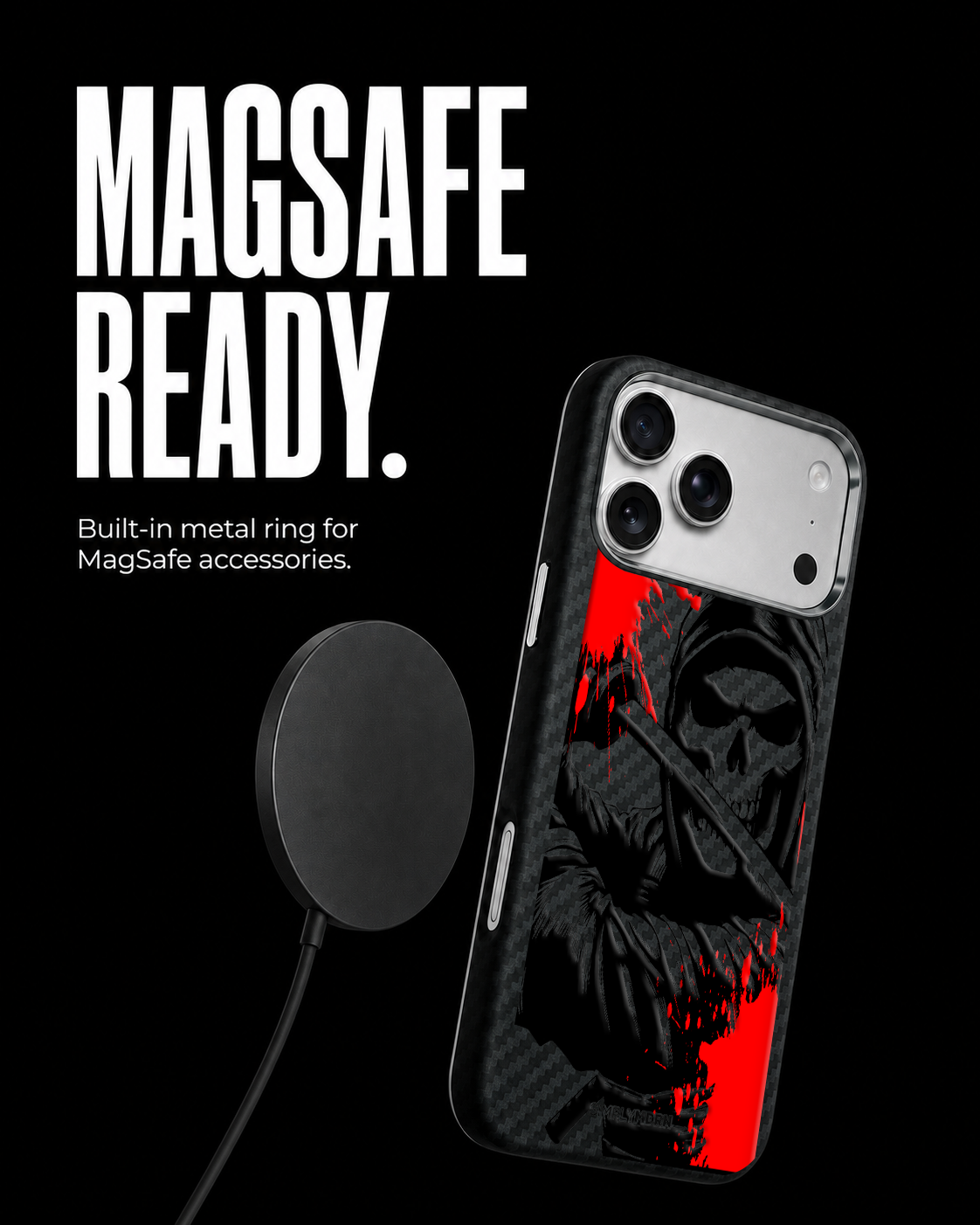 GRIM Carbon S1 iPhone 17 Pro case - product view 5