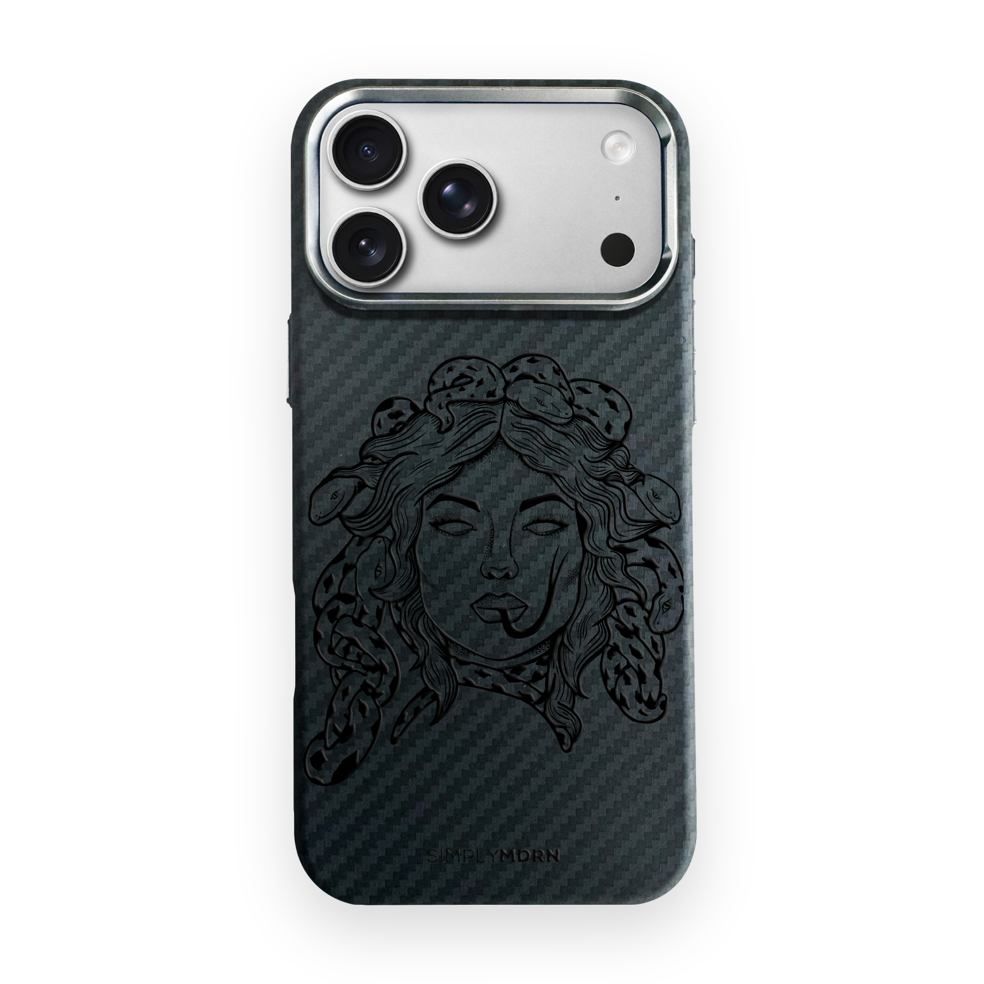 HAERUSDA Carbon Series (S1) phone case on white background
