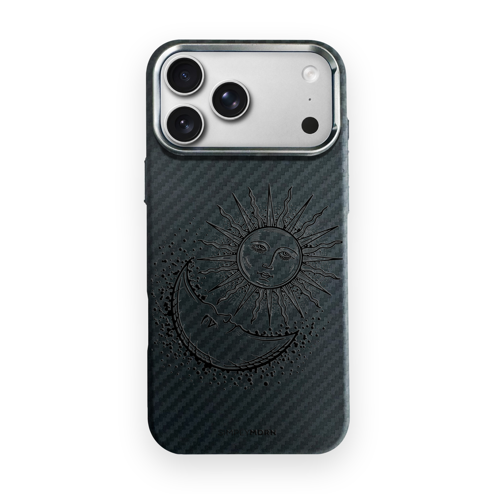 LUNE DE SOLEIL Carbon Series (S1) phone case on white background