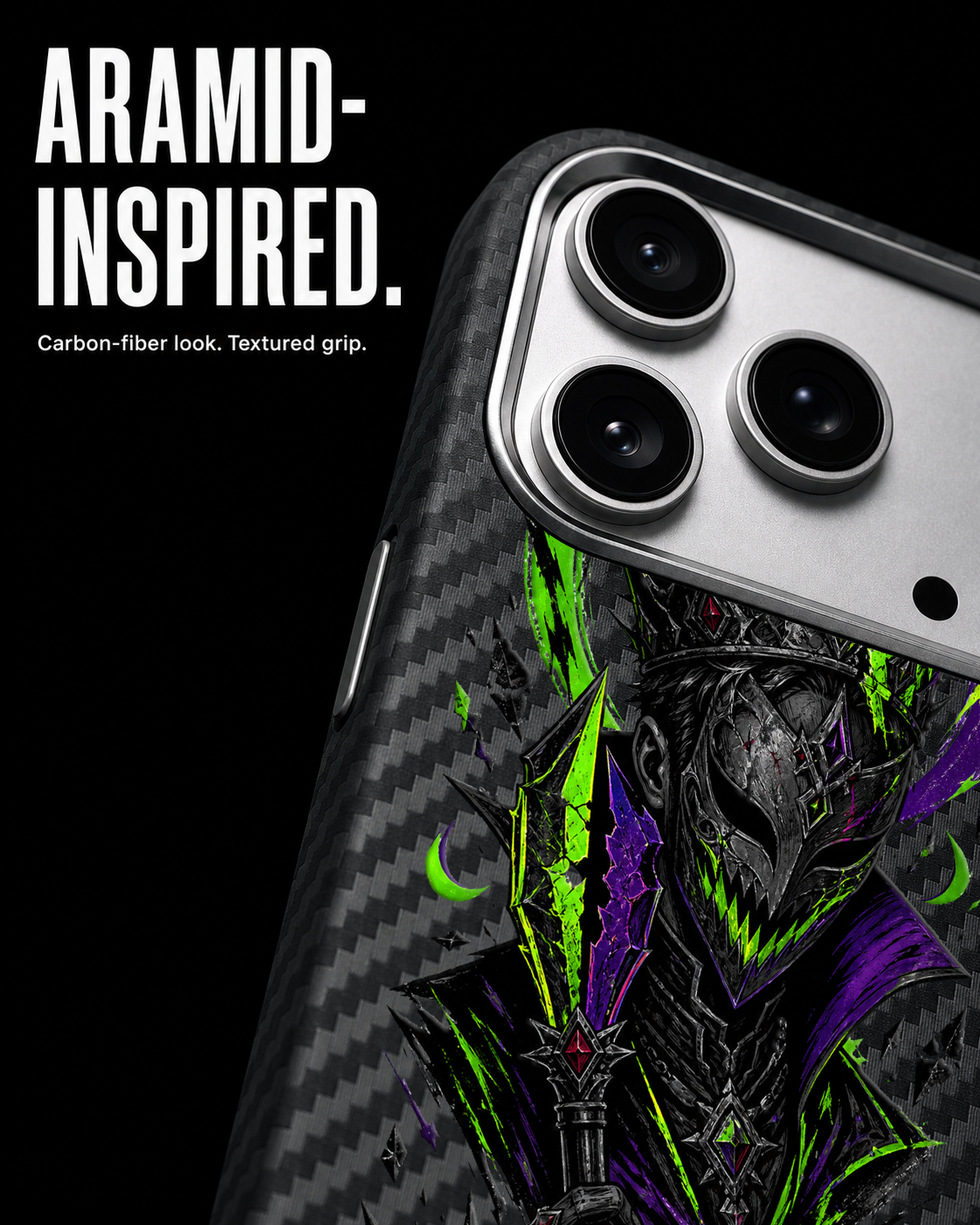 MAD EMPEROR Carbon S1 iPhone 17 Pro case - product view 4