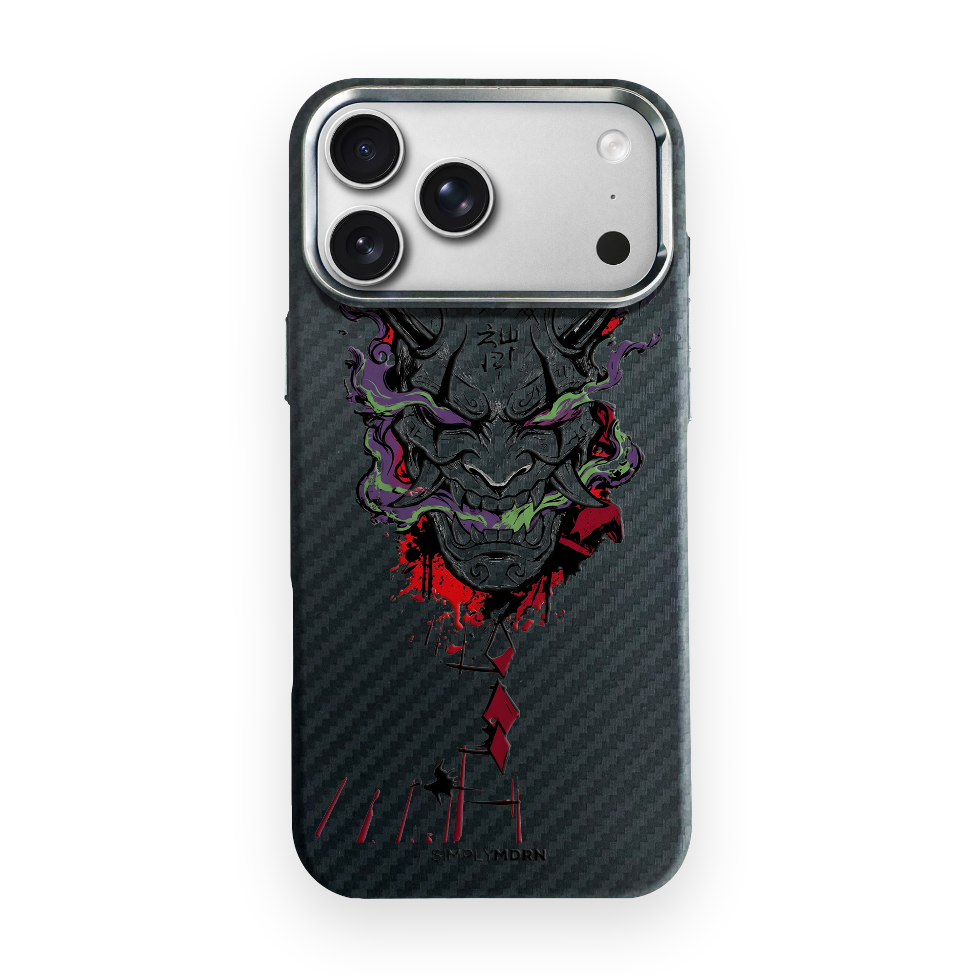 ONI JEST Carbon Series (S1) phone case on white background