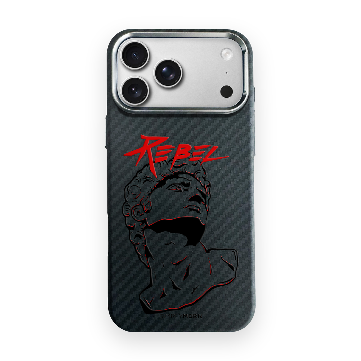 REBEL Carbon S1 iPhone 17 Pro case - product view 1