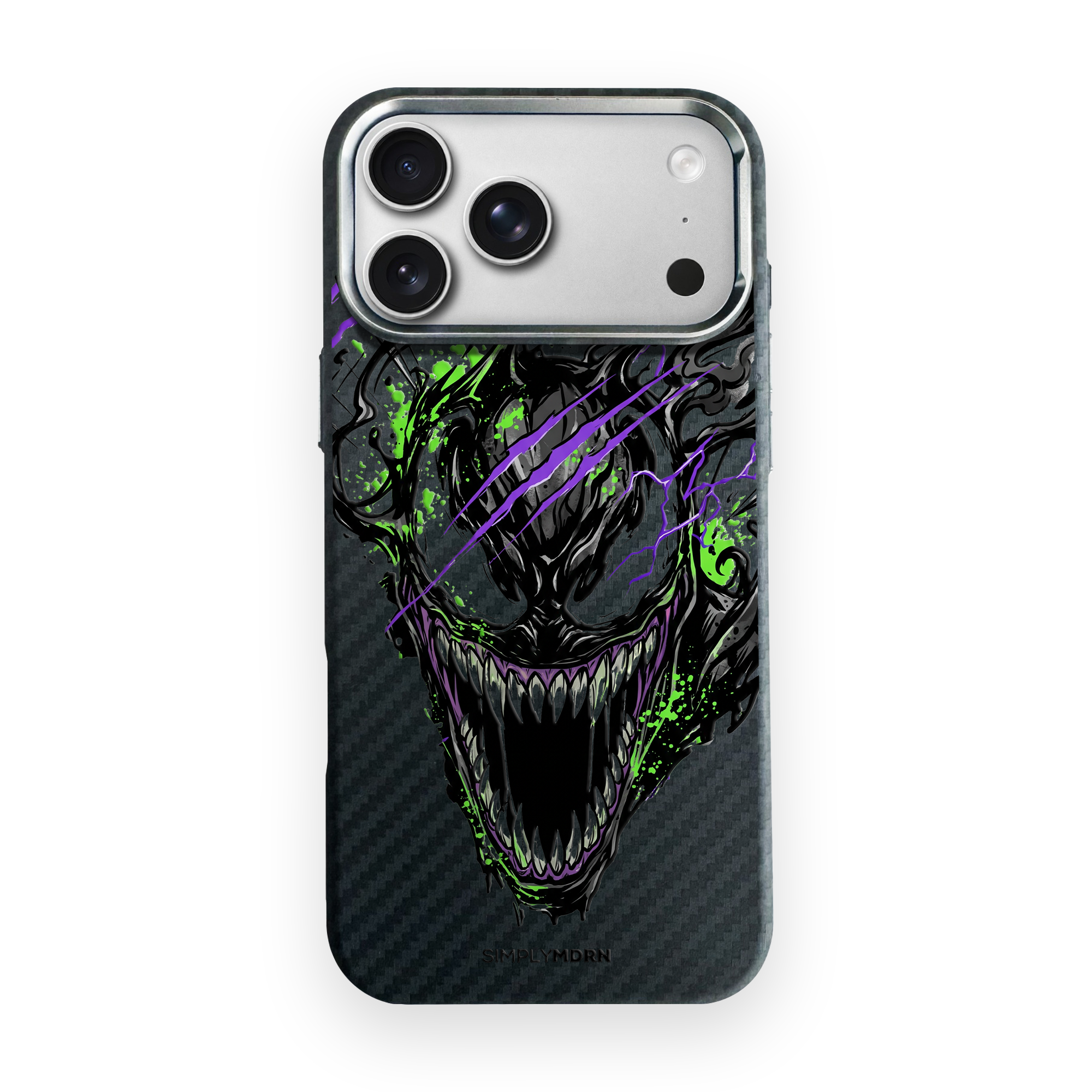 SLIME FANG Carbon Series (S1) phone case on white background