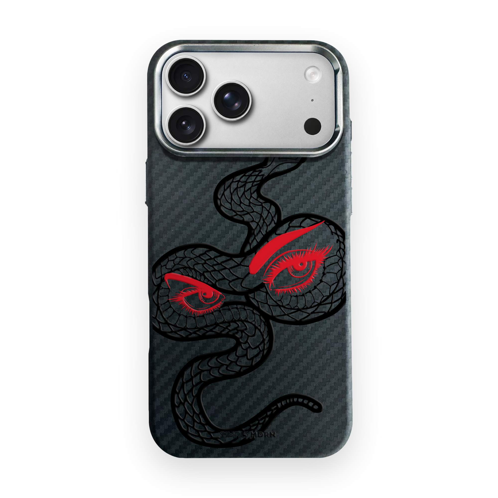 SNAKE EYES Carbon Series (S1) phone case on white background