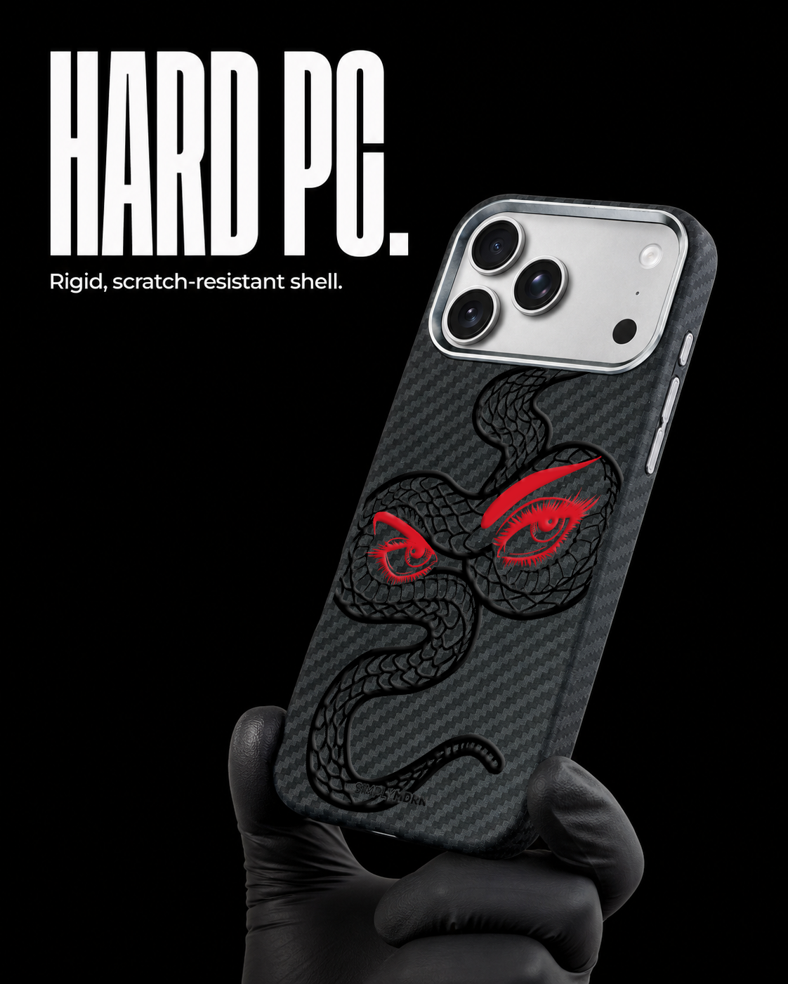 SNAKE EYES Carbon S1 iPhone 17 Pro case - product view 3