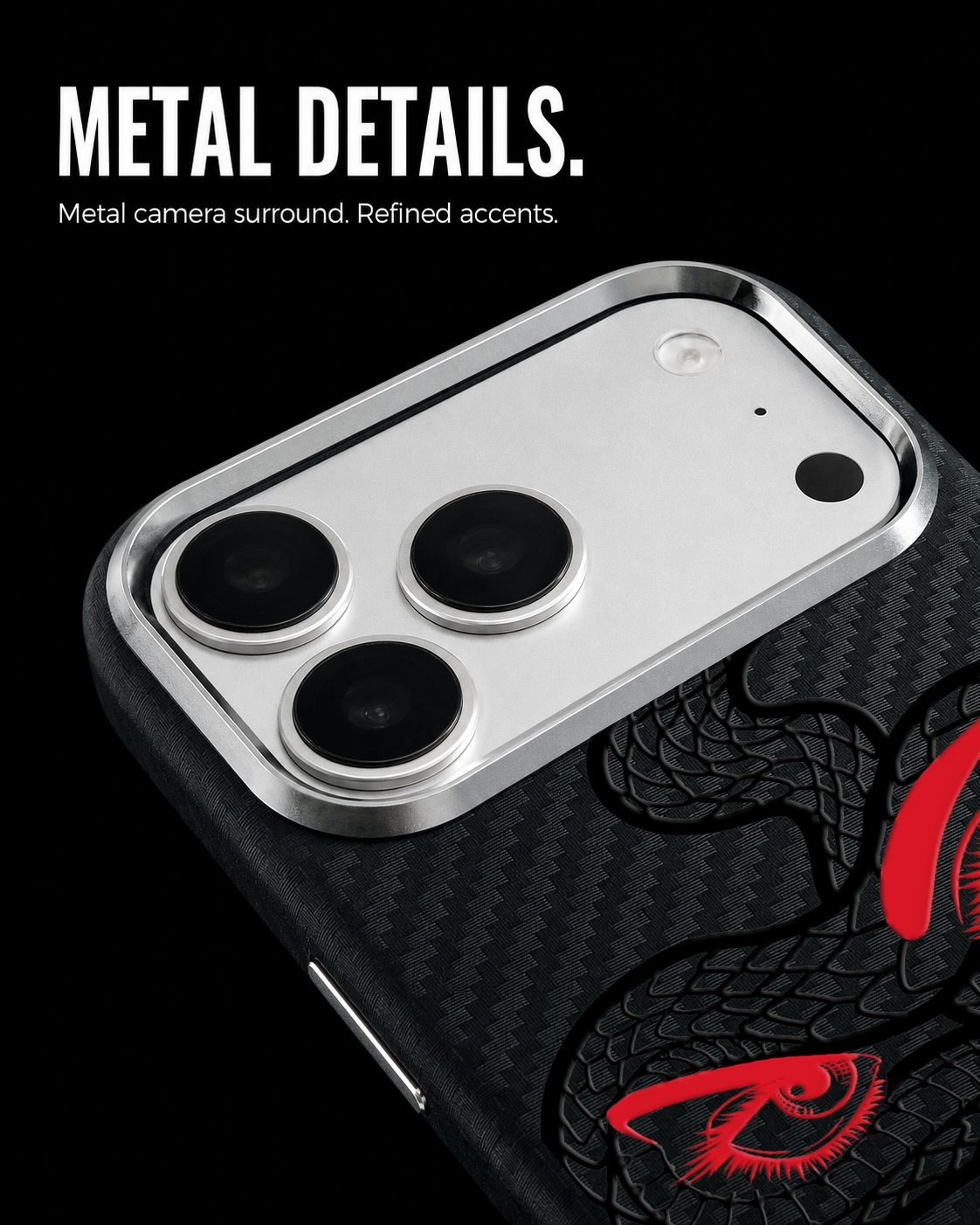 SNAKE EYES Carbon S1 iPhone 17 Pro case - product view 6