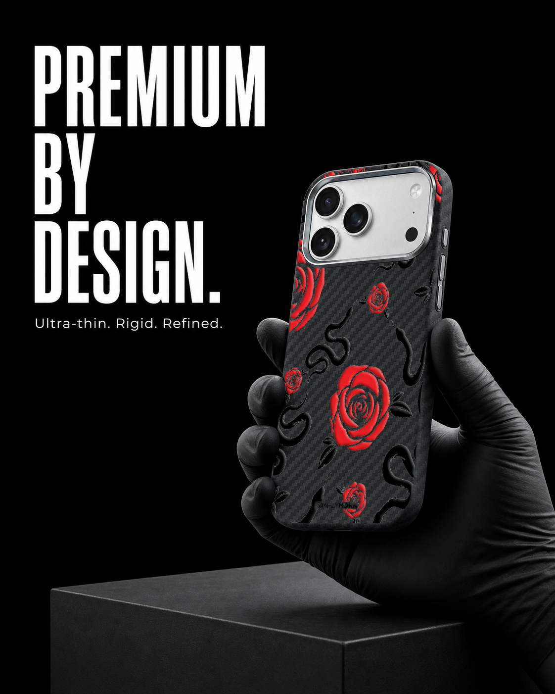 SNAKES AND ROSES Carbon S1 iPhone 17 Pro case - product view 7