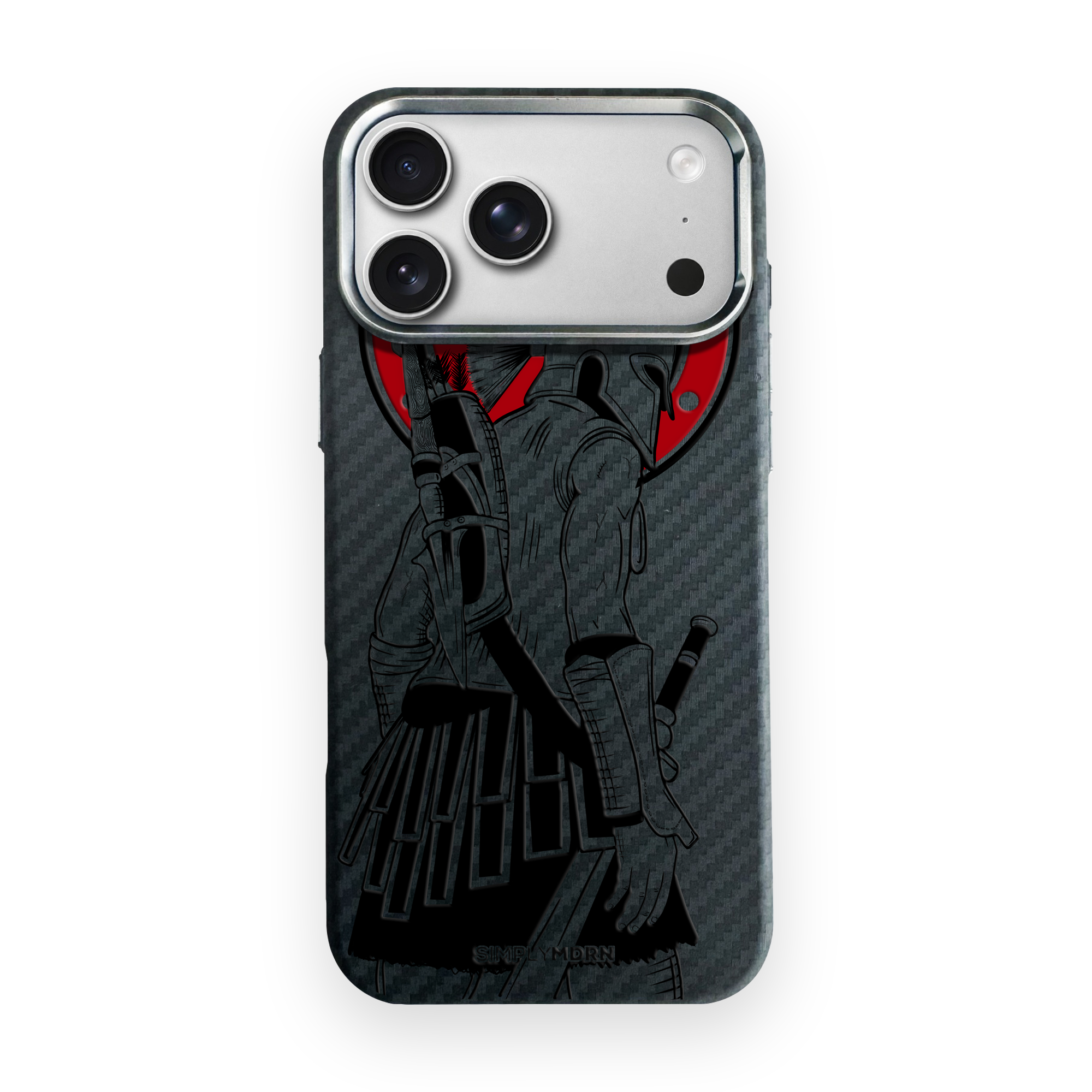 SPARTAN Carbon Series (S1) phone case on white background