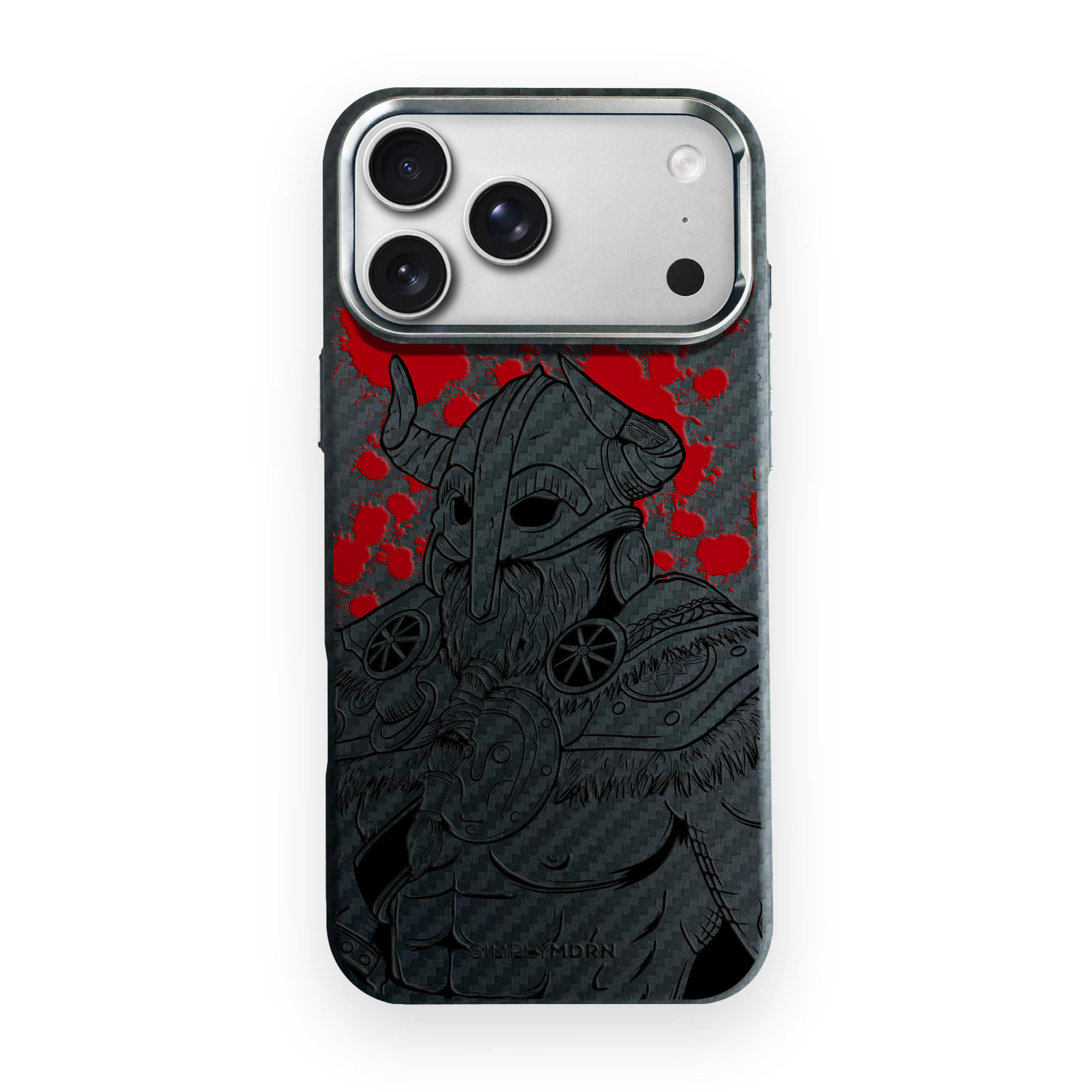 STEN Carbon Series (S1) phone case on white background