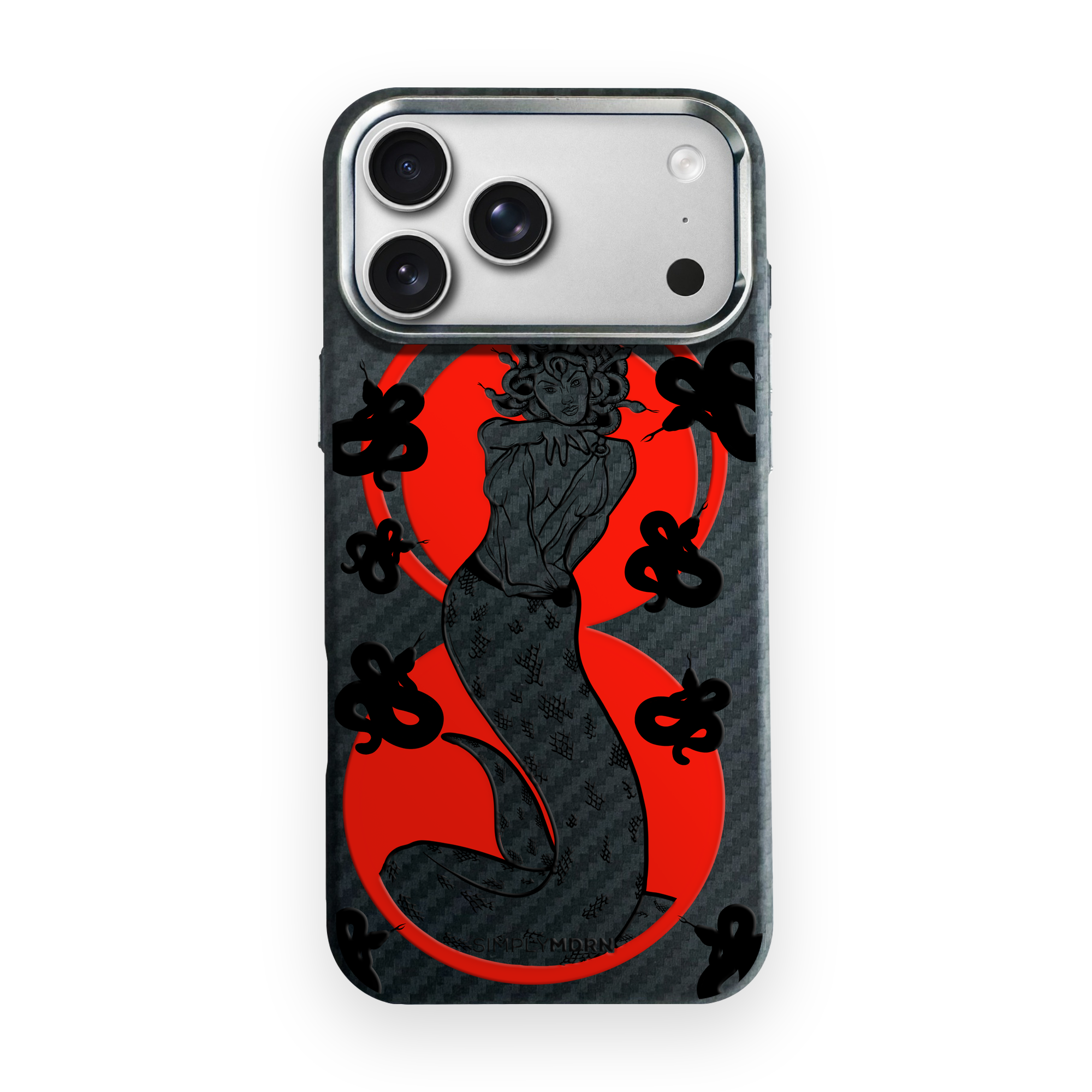 TRANQUILITY Carbon Series (S1) phone case on white background