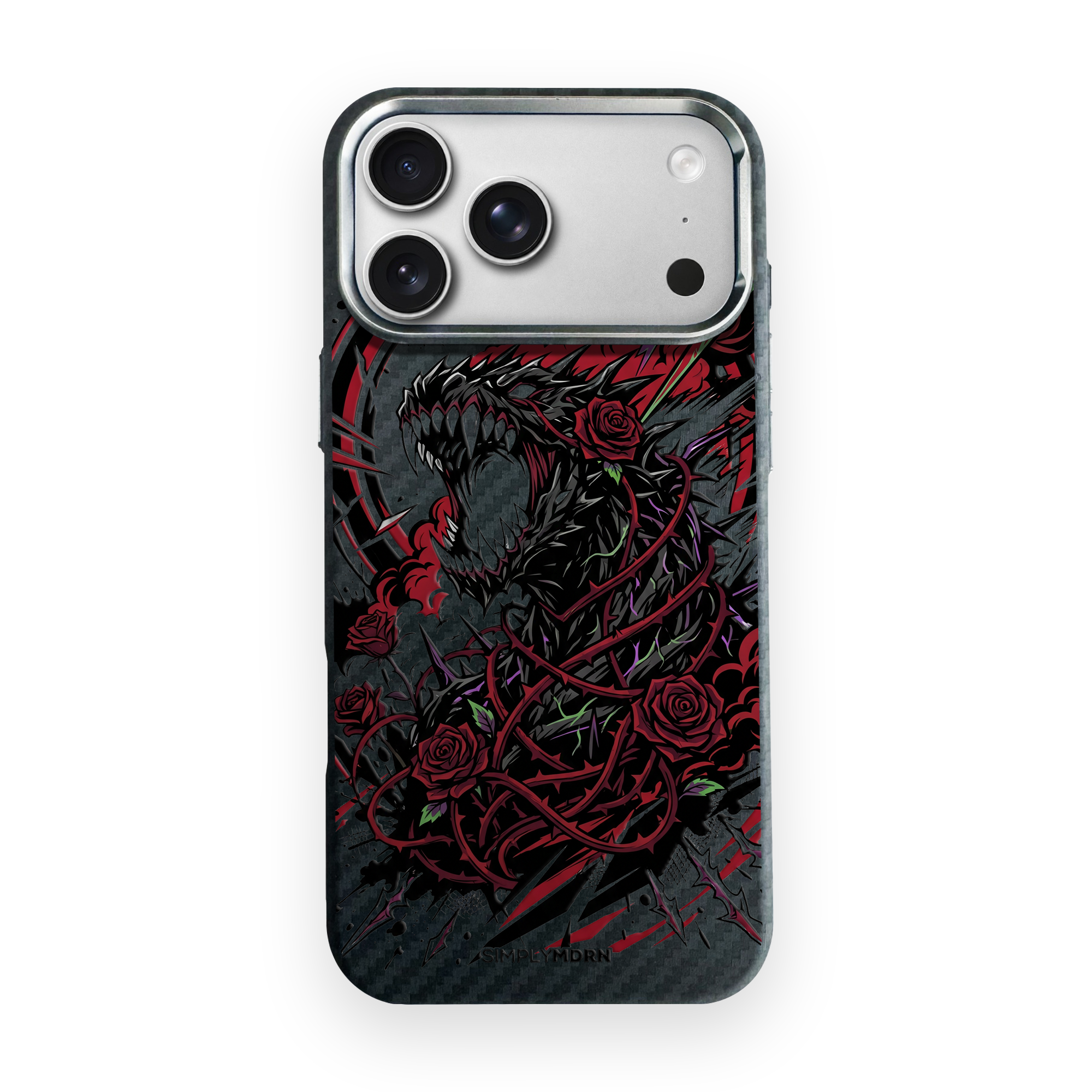 VENOM ROSE Carbon Series (S1) phone case on white background