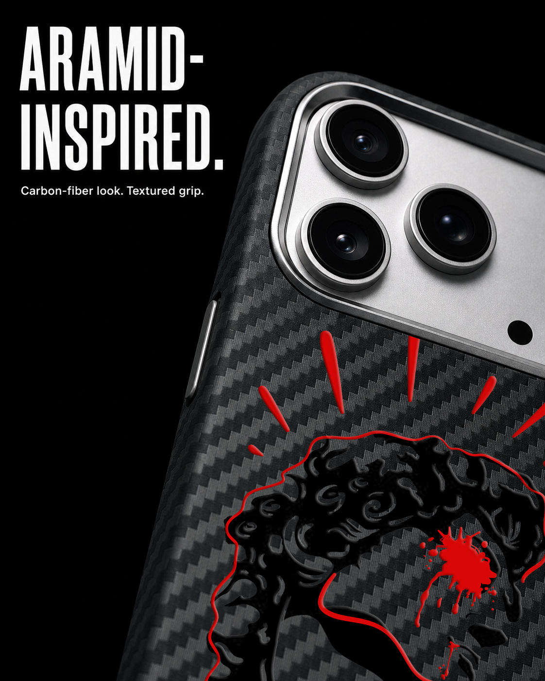 VIVID Carbon S1 iPhone 17 Pro case - product view 4