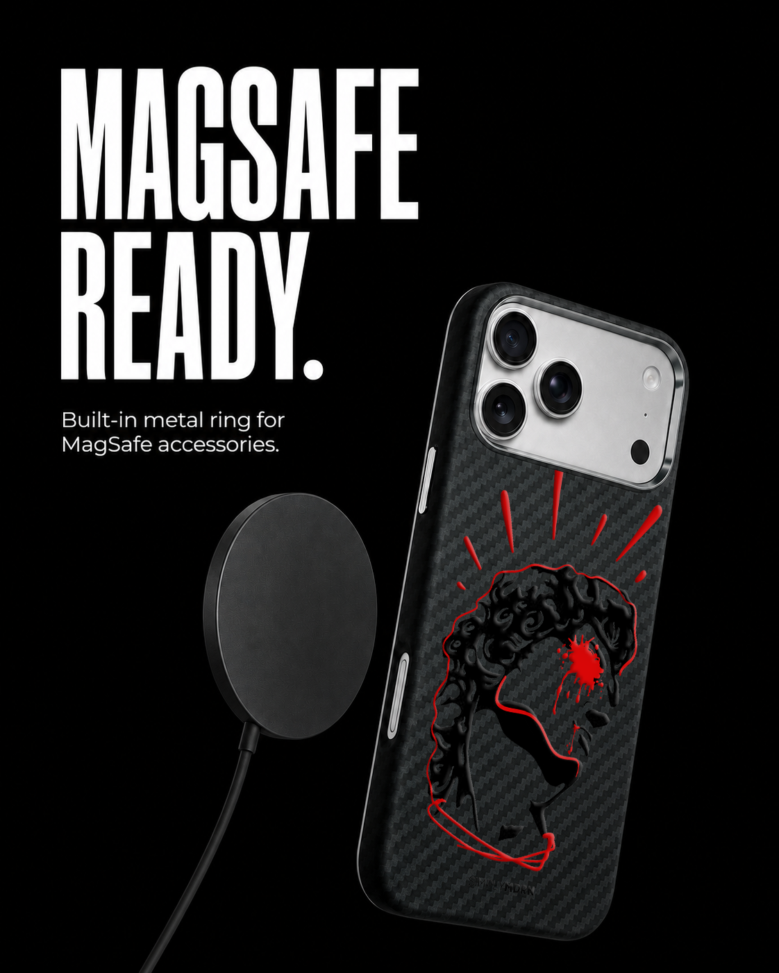 VIVID Carbon S1 iPhone 17 Pro case - product view 5