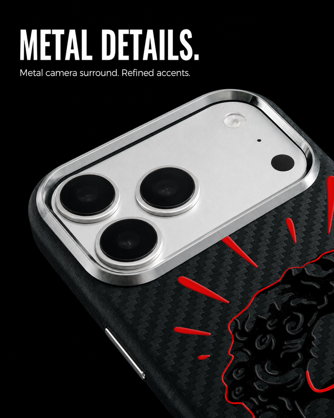 VIVID Carbon S1 iPhone 17 Pro case - product view 6