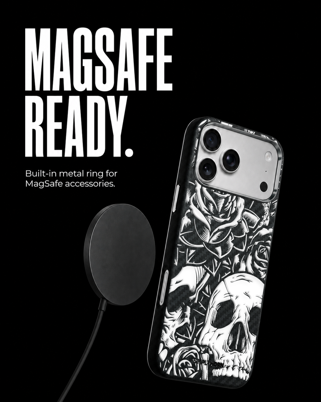 WHITE ROSE Carbon Series (S1) phone case feature image 5