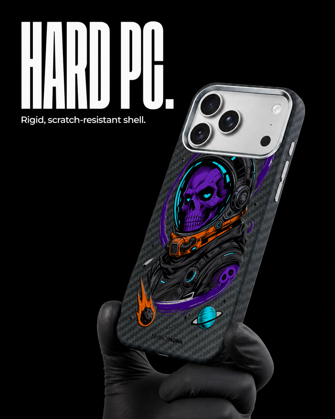 COSMIC OUTLAW Carbon S1 iPhone 17 Pro case - product view 3