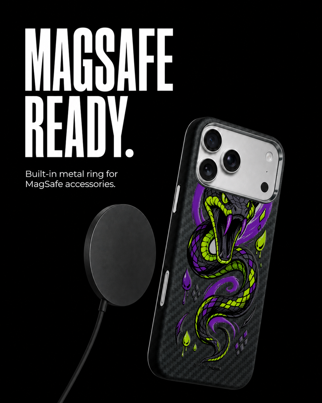 TOXIC FANG Carbon S1 iPhone 17 Pro case - product view 5