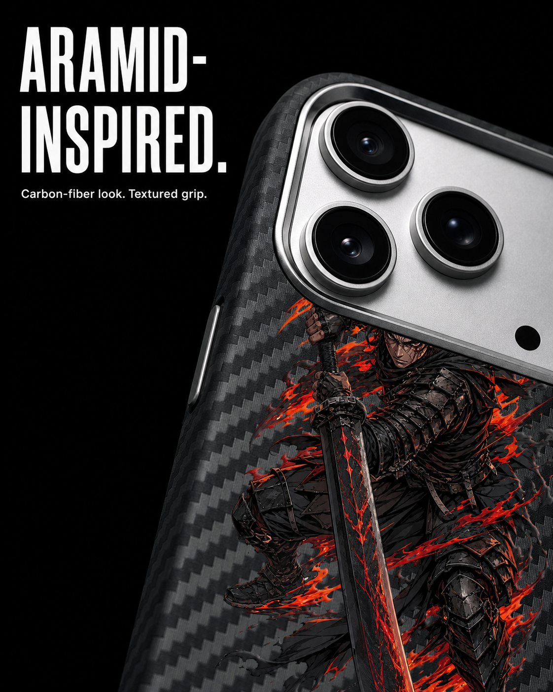 HELL BLADE Carbon S1 iPhone 17 Pro case - product view 4