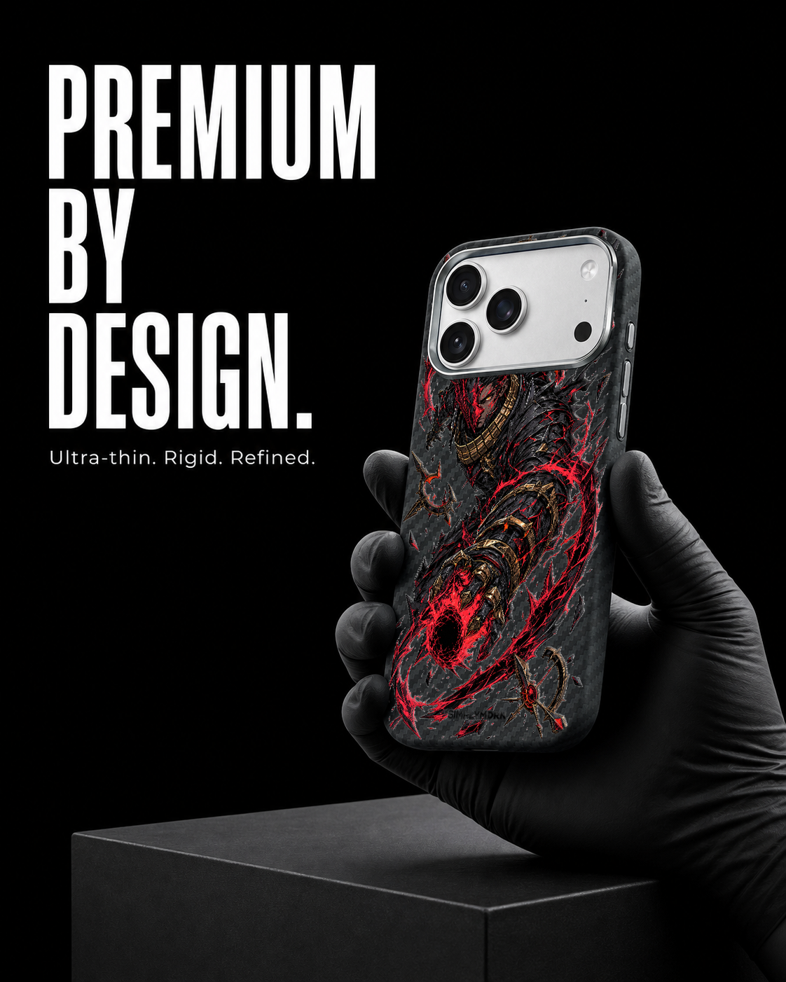 CRIMSON RIFT HUNTER Carbon S1 iPhone 17 Pro case - product view 7