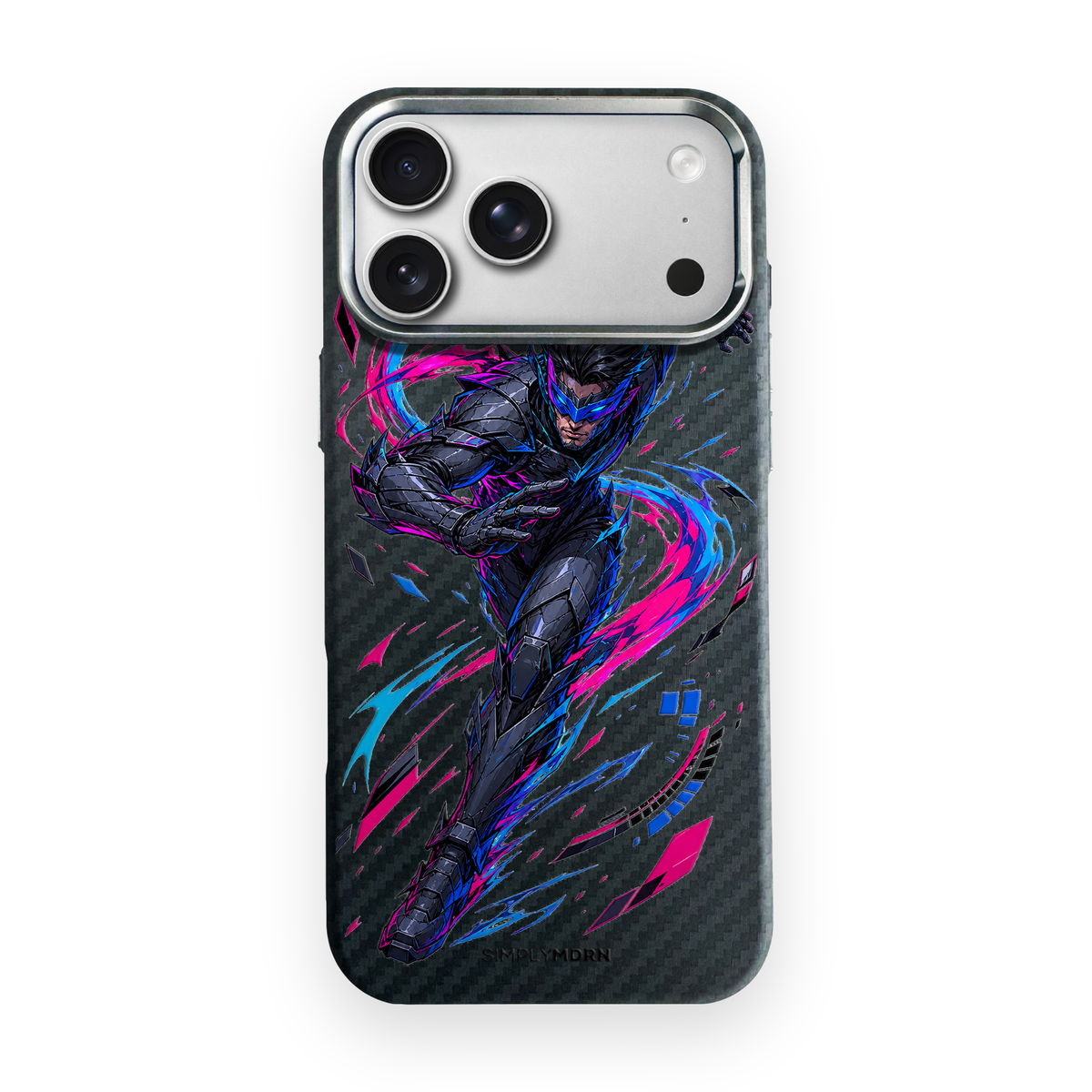 NEON VELOCITY OUTLAW Carbon S1 iPhone 17 Pro case - product view 1