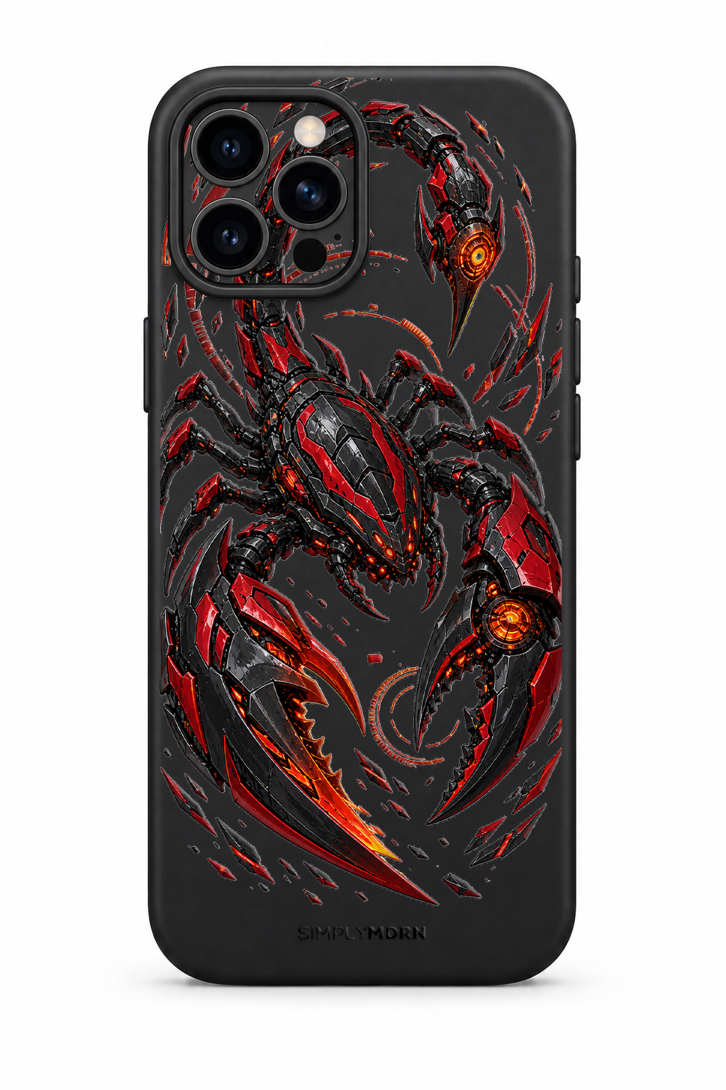 CRIMSON MECHA SCORPION Slim S2 case for iPhone 13 Pro