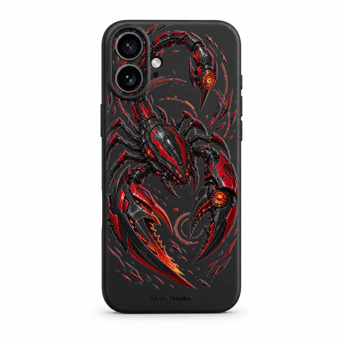 CRIMSON MECHA SCORPION Slim S2 case for iPhone 17
