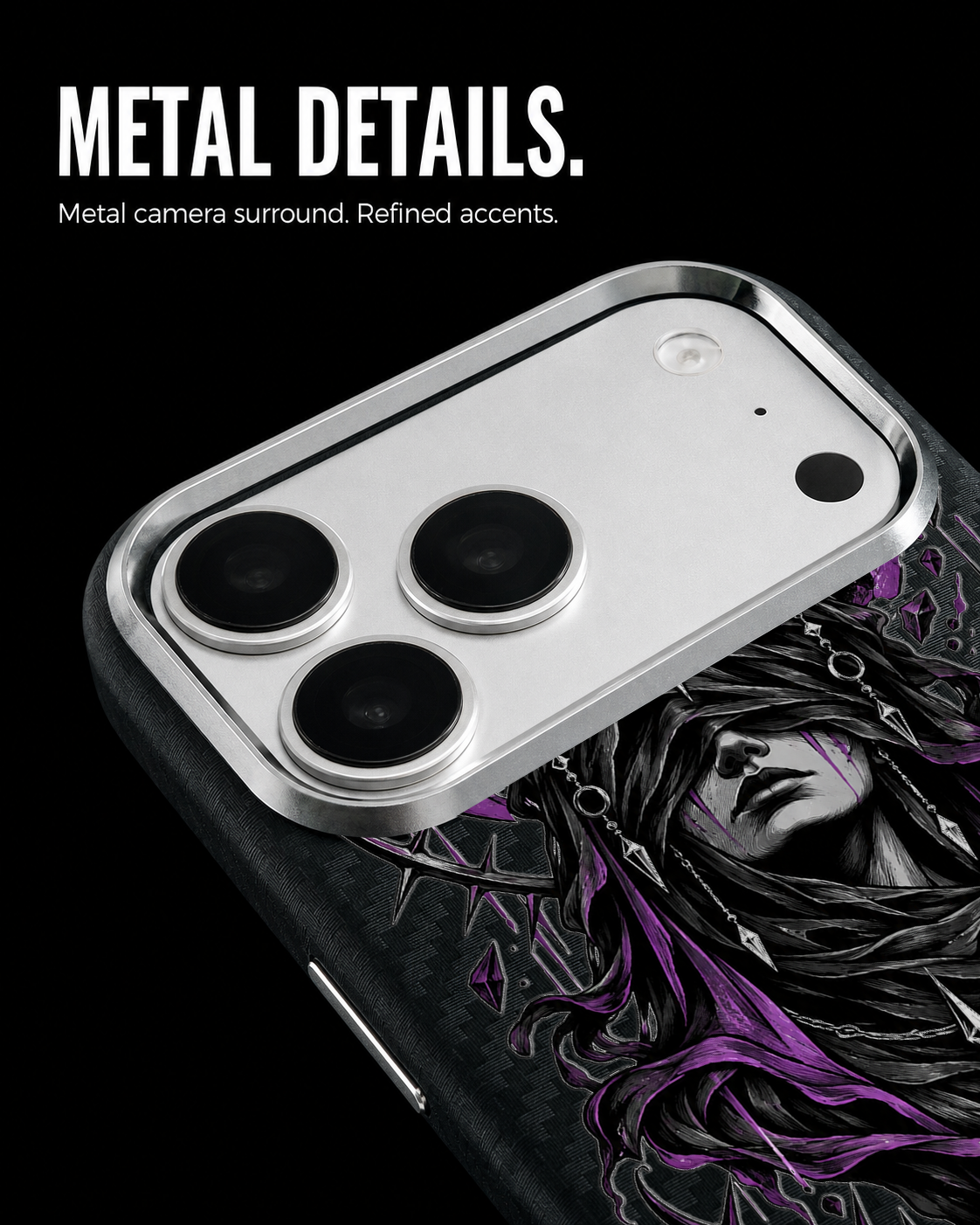 VEILED ORACLE Carbon S1 iPhone 17 Pro case - product view 6