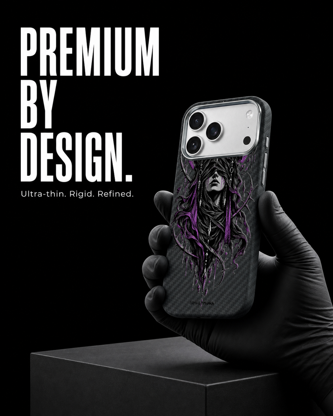 VEILED ORACLE Carbon S1 iPhone 17 Pro case - product view 7