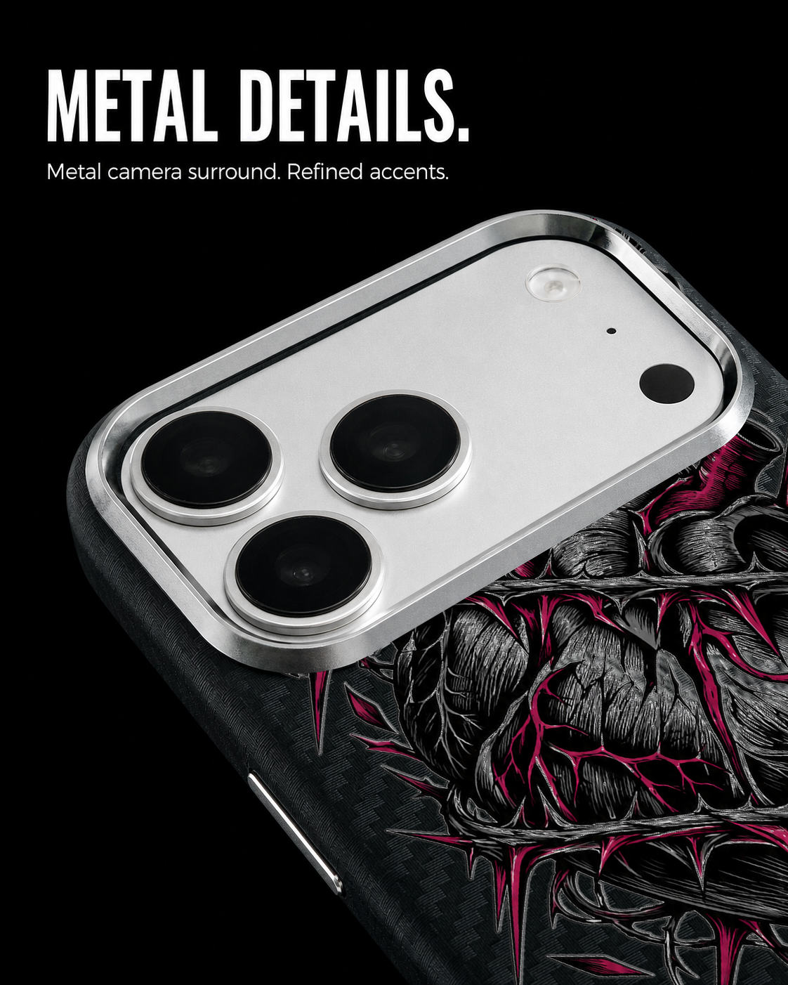 THORN HEART Carbon S1 iPhone 17 Pro case - product view 6