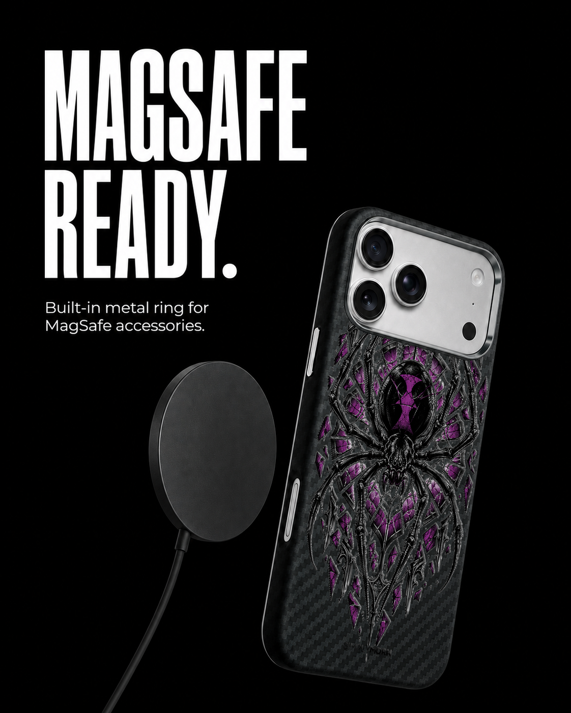 WIDOW WINDOW Carbon S1 iPhone 17 Pro case - product view 5