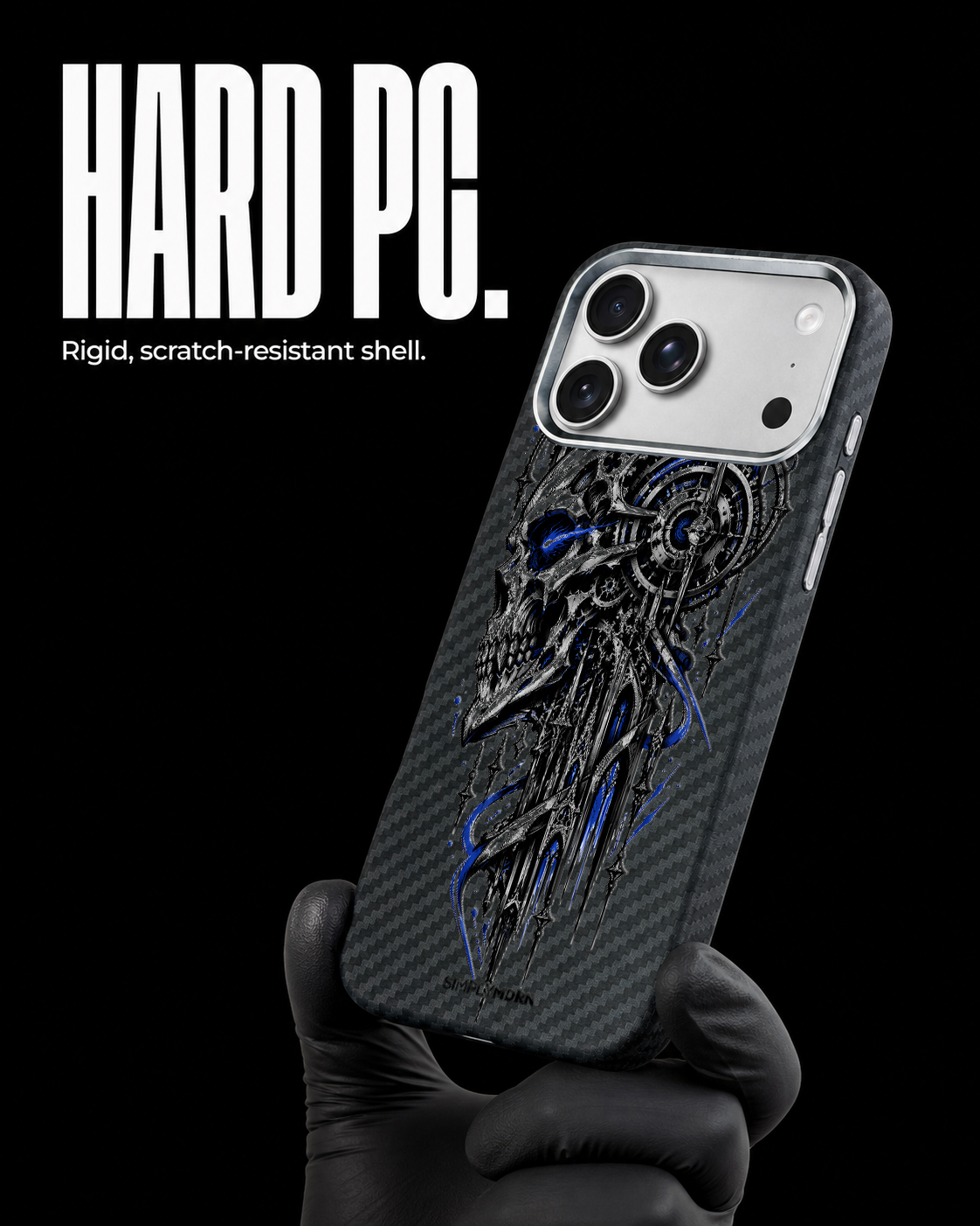 CLOCKWORK CRYPT Carbon S1 iPhone 17 Pro case - product view 3