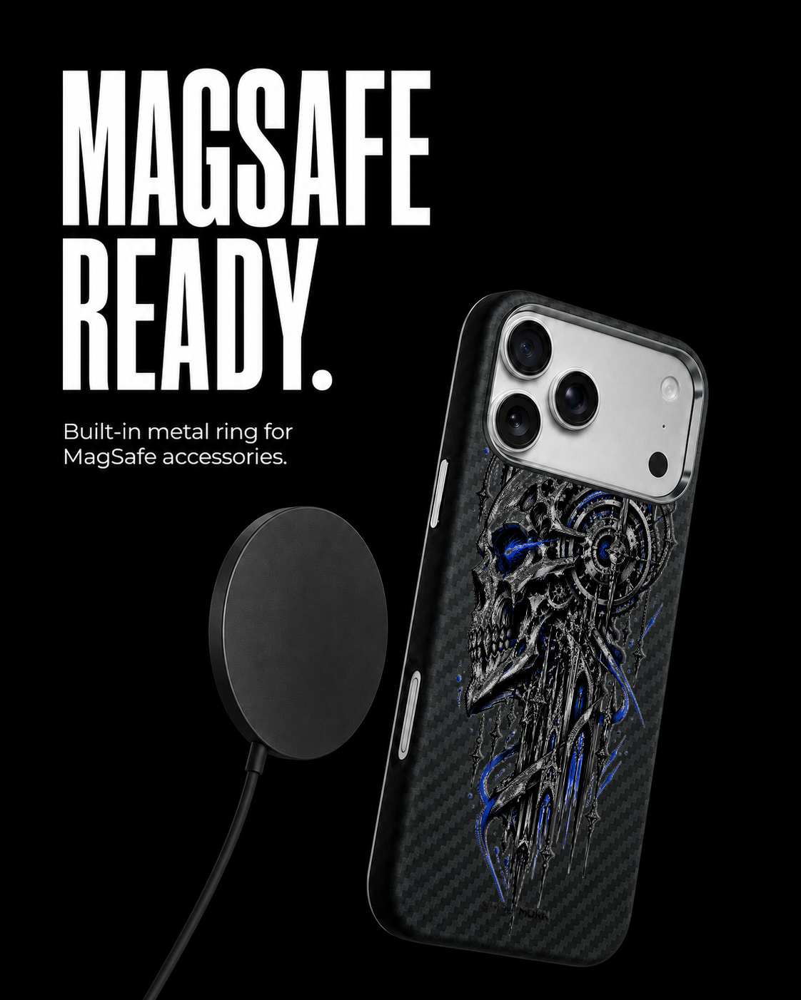 CLOCKWORK CRYPT Carbon S1 iPhone 17 Pro case - product view 5